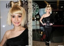 Chung Hân Đồng quá "khác lạ" với xì tai Lady Gaga