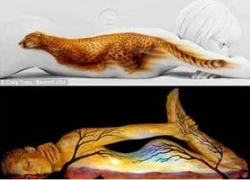 Đỉnh cao của "body art" phải thế này!