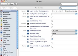 Secrets - Tùy biến những thiết lập ẩn trên Mac