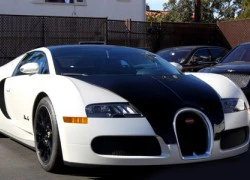 Bugatti Veyron phiên bản độc màu trắng đen