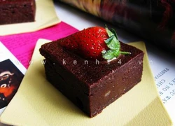 Nhâm nhi bánh chocolate dẻo dẻo