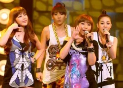 2NE1 vượt mặt cả SNSD, KARA, 4Minute và Brown Eyed Girls