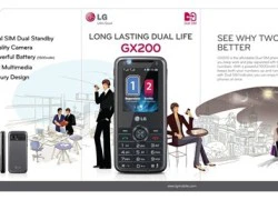 LG GX200 &#8211; Điện thoại đa tính năng giá hấp dẫn