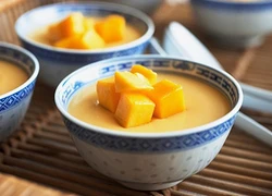 Pudding xoài cốt dừa dễ cực