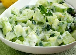 Salad dưa chuột bạc hà giòn tan, mát lạnh