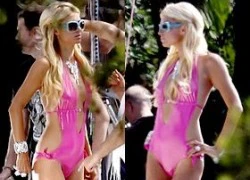 "Bắt tại trận" Paris Hilton cực sexy trên trường quay MV mới