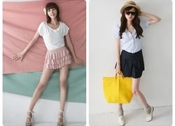 Skort - quần giả váy, xì tai mà vẫn thật thoải mái