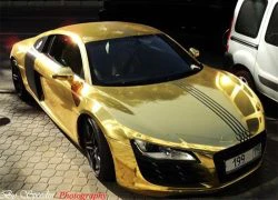 Siêu xe Audi R8 mạ vàng