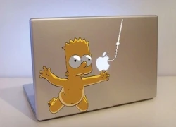 Phong cách hoạt hình Simpson trên sản phẩm Apple