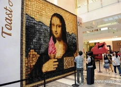 Nàng Mona Lisa từ bánh mỳ nướng