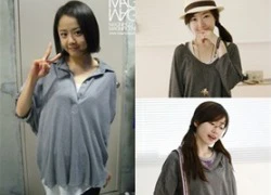 Diện áo free size cá tính như Moon Geun Young