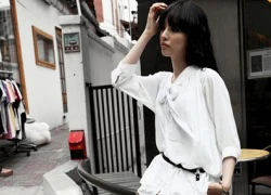 Sơ mi cổ nơ cho teengirl nữ tính