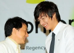 Lee Min Ho "tíu tít" với Thành Long