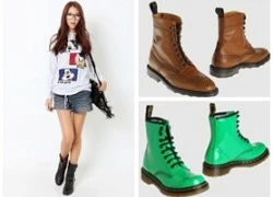 Siêu cá tính với combat boots