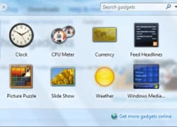 "Kho tàng" gadgets cho desktop của Windows 7