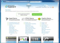 Dùng thử trình duyệt Internet Explorer 9 Beta