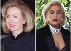 Lady Gaga cải trang thành Hillary Clinton và khoe hình xăm mới