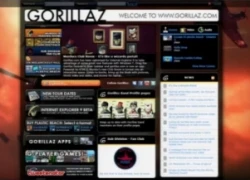 Ban nhạc hoạt hình Gorillaz quảng cáo IE9 Beta