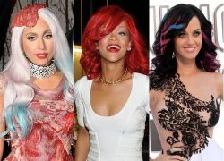 Lady GaGa, Rihanna và Katy Perry "bon chen" giành giật giải thưởng