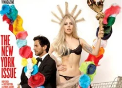 Lady Gaga hóa &#8220;nữ thần tự do&#8221; diện&#8230; nội y