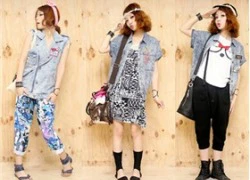 Tips để diện denim loang thật chuẩn