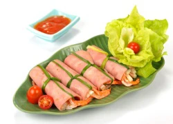 Bacon cuộn ngó sen tôm