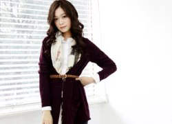 Mặc cardigan xinh tươi dạo phố