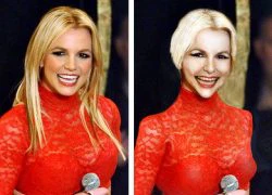 Tưởng tượng Britney Spears già nhăn nheo