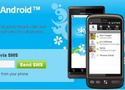 Skype đã xuất hiện trên điện thoại Android