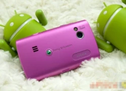 Làm điệu với XPERIA X10 Mini Pro màu hồng