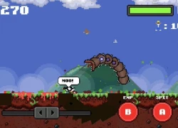 Super Mega Worm: Sâu khổng lồ "quậy phá" iOS