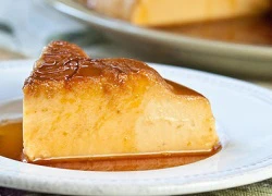 Mịn màng thơm ngậy: Bánh flan bí ngô