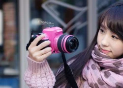 Người mẫu chụp hình Pentax K-r