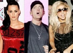 Katy qua mặt cả Eminem, GaGa, Justin Bieber, Taylor Swift