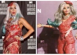 Barbie "học đòi" Lady Gaga, "búp bê thịt sống" ra đời!