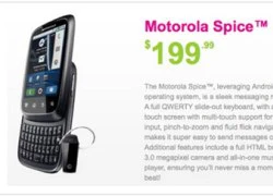 Motorola Spice có giá 200 USD