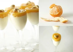 Panna cotta vị quýt chín