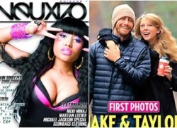 Nicki Minaj bị "sàm sỡ" trên truyền hình - Taylor và Jake "công khai" tình củm