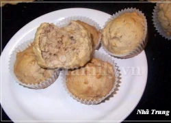 Bánh muffin chuối mới ra lò đây