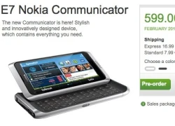 Siêu phẩm Nokia E7 đã sẵn sàng, giá bán 599 Euro