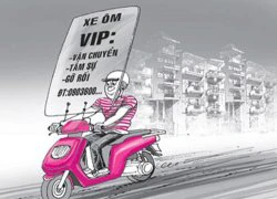 Rộ lên dịch vụ xe ôm... VIP