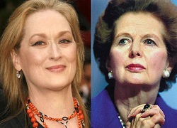 Meryl Streep sẽ thủ vai "Người đàn bà thép" Margaret Thatcher