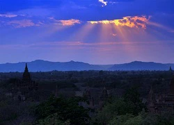 Hoàng hôn tuyệt đẹp tại Myanmar