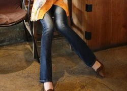 Jeans loe ống trở lại đầy tươi mới