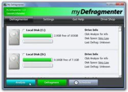 Kiểm tra độ phân mảnh và dồn ổ với My Defragmenter