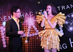 Hà Hồ gây &#8217;sốc&#8217; với trang phục lạ mắt