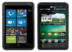 AT&T chính thức ra mắt LG Thrill 4G và HTC HD7S