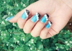 Sắc đen huyền nóng bỏng thêm cá tính cho nail