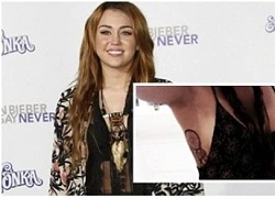 Miley "khoe" ảnh mới của hình xăm ở vị trí "độc"