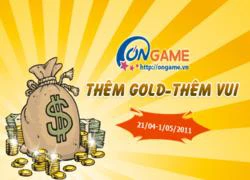 Ongame tặng hàng trăm tỷ Gold cho gamer